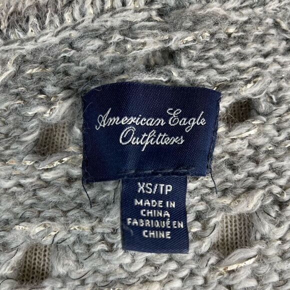 American Eagle Loose Knit Cardigan Sweater Size XS EUC - Picture 6 of 9